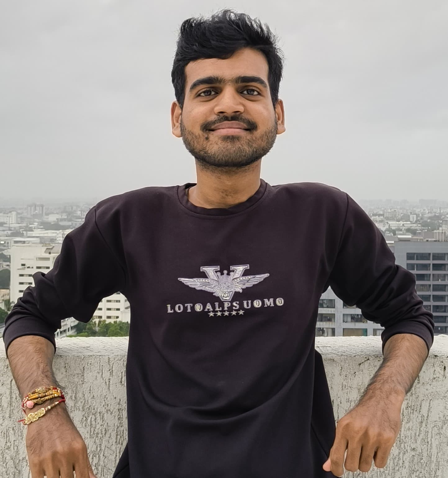 Portrait of Shivang Mokariya, Node.js developer and AI automation engineer